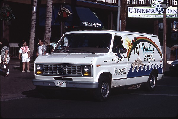 ハワイの商用バン アメ車のフリー写真素材 無料画像素材のプロ フォト Car0001 001