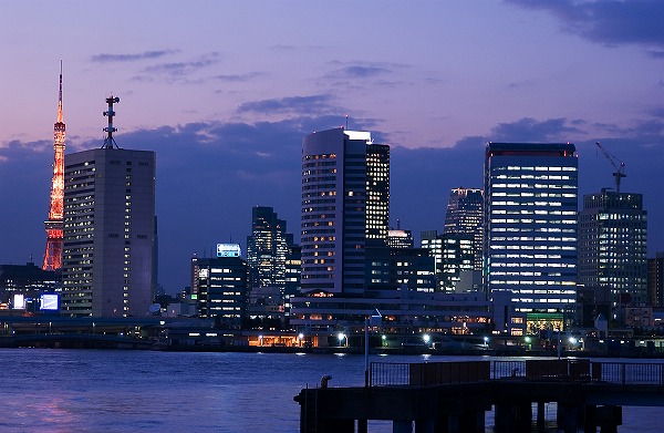 夜景 ビル 東京タワーのフリー写真素材 無料画像素材のプロ フォト Yak0036 003